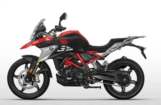 रेसिंग रेडमधील पेंटवर्क सह G 310 GS-Rally